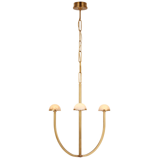 Visual Comfort - KW 5620AB-ALB - LED Chandelier - Pedra - Antique-Burnished Brass