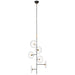 Visual Comfort - S 5691AI/HAB-CG - LED Chandelier - Calvino - Aged Iron and Hand-Rubbed Antique Brass