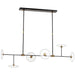Visual Comfort - S 5695AI/HAB-CG - LED Chandelier - Calvino - Aged Iron and Hand-Rubbed Antique Brass