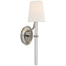 Visual Comfort - S 2325PN/CWG-L - LED Wall Sconce - Abigail - Polished Nickel and Clear Wavy Glass
