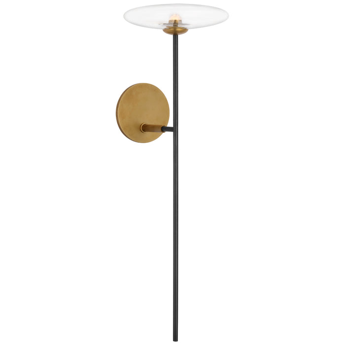 Visual Comfort - S 2690AI/HAB-CG - LED Wall Sconce - Calvino - Aged Iron and Hand-Rubbed Antique Brass