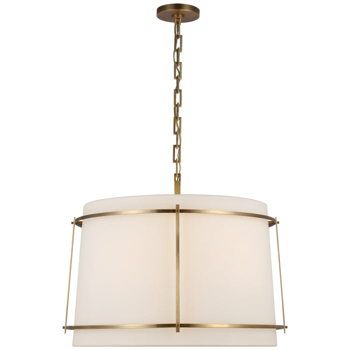 Visual Comfort - S 5687HAB-L/FA - LED Pendant - Callaway - Hand-Rubbed Antique Brass