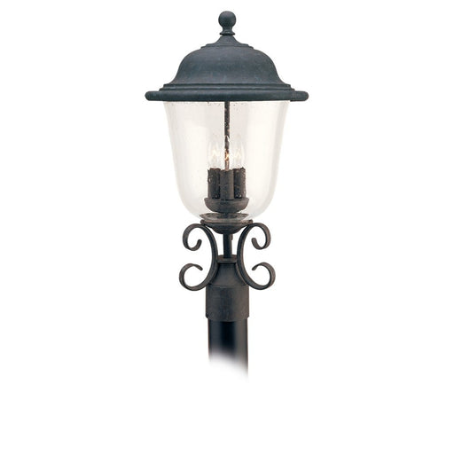Generation Lighting - 8259-46 - Three Light Outdoor Post Lantern - Trafalgar - Oxidized Bronze