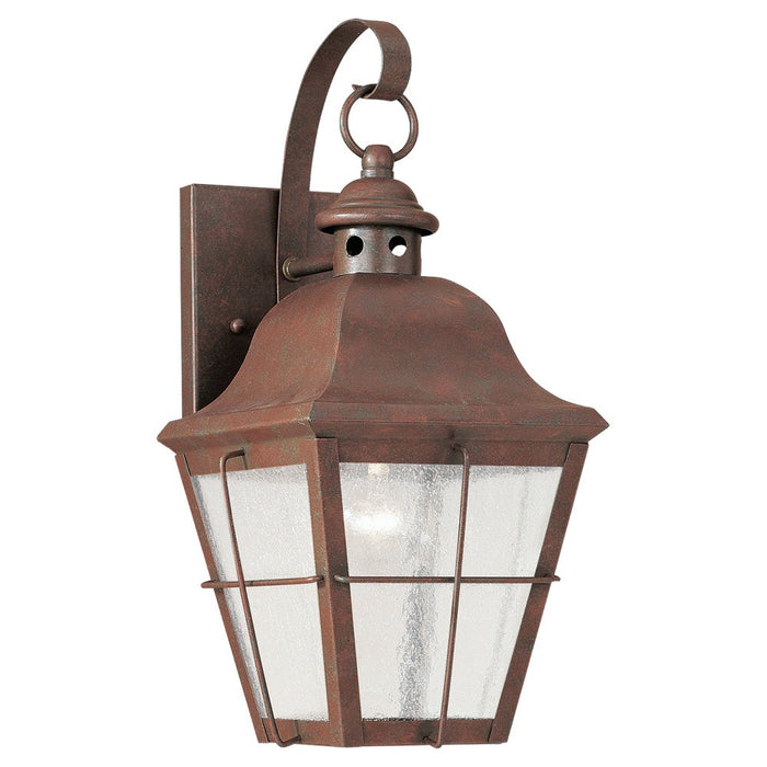 Generation Lighting - 8462-44 - One Light Outdoor Wall Lantern - Chatham - Weathered Copper