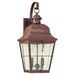 Generation Lighting - 8463-44 - Two Light Outdoor Wall Lantern - Chatham - Weathered Copper