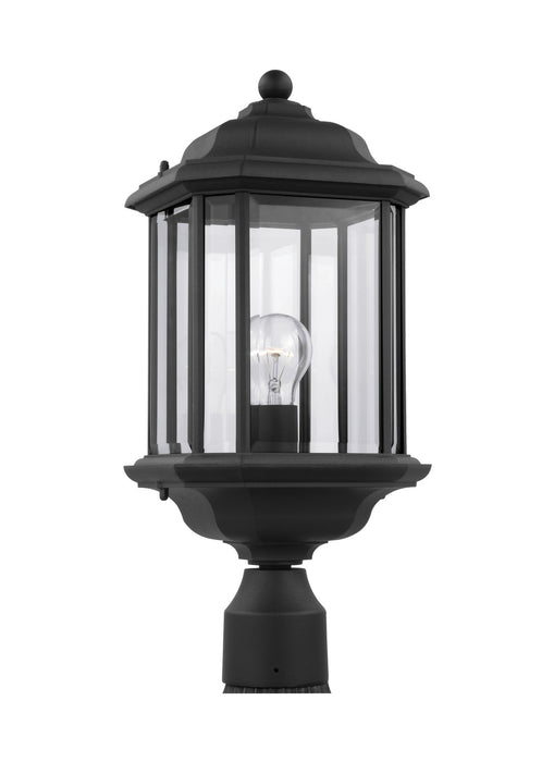 Generation Lighting - 82029-12 - One Light Outdoor Post Lantern - Kent - Black