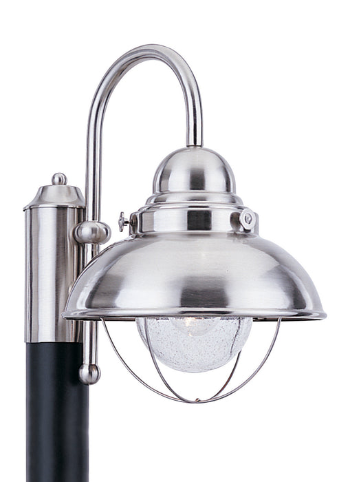 Generation Lighting - 8269-98 - One Light Outdoor Post Lantern - Sebring - Brushed Stainless