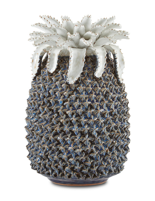 Currey and Company - 1200-0480 - Pineapple - Blue/White