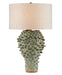 Currey and Company - 6000-0744 - One Light Table Lamp - Sunken Green