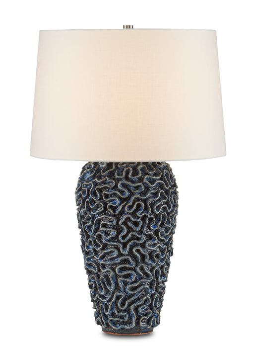 Currey and Company - 6000-0745 - One Light Table Lamp - Blue