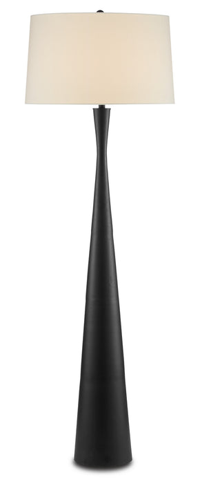 Currey and Company - 8000-0105 - One Light Floor Lamp - Matte Black