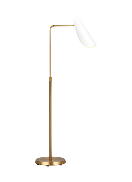 Generation Lighting - AET1001BBSMWT1 - One Light Floor Lamp - Tresa - Burnished Brass