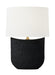 Generation Lighting - HT1031RBC1 - One Light Table Lamp - Cenotes - Rough Black Ceramic