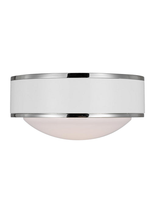 Generation Lighting - KSF1061PNGW - LED Flush Mount - Monroe - Polished Nickel