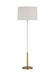 Generation Lighting - KST1051BBSGW1 - One Light Floor Lamp - Monroe - Burnished Brass
