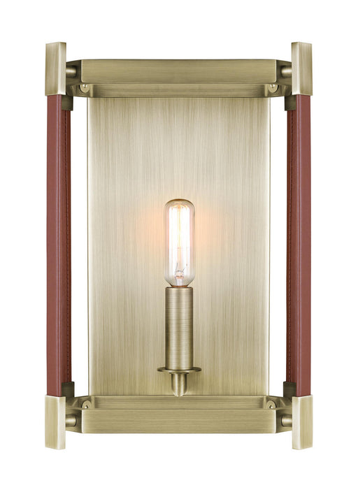 Generation Lighting - LW1061TWB - One Light Wall Sconce - Hadley - Time Worn Brass