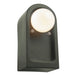 Justice Designs - CER-3010-PWGN - One Light Wall Sconce - Ambiance Collection - Pewter Green