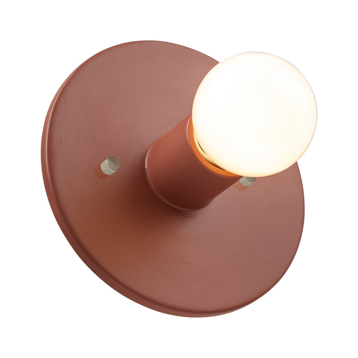 Justice Designs - CER-6270-CLAY - One Light Wall Sconce - Ambiance Collection - Canyon Clay
