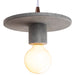 Justice Designs - CER-6320-CONC-DBRZ-WTCD - One Light Pendant - Radiance Collection - Concrete