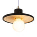 Justice Designs - CER-6325-CBGD-ABRS-WTCD - One Light Pendant - Radiance Collection - Carbon Matte Black with Champagne Gold internal finish