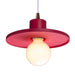 Justice Designs - CER-6325-CRSE-DBRZ-WTCD - One Light Pendant - Radiance Collection - Cerise