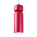 Justice Designs - CER-6510-CRSE-DBRZ-WTCD - One Light Pendant - Radiance Collection - Cerise