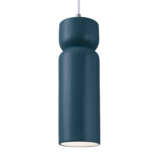 Justice Designs - CER-6510-MID-CROM-WTCD - One Light Pendant - Radiance Collection - Midnight Sky