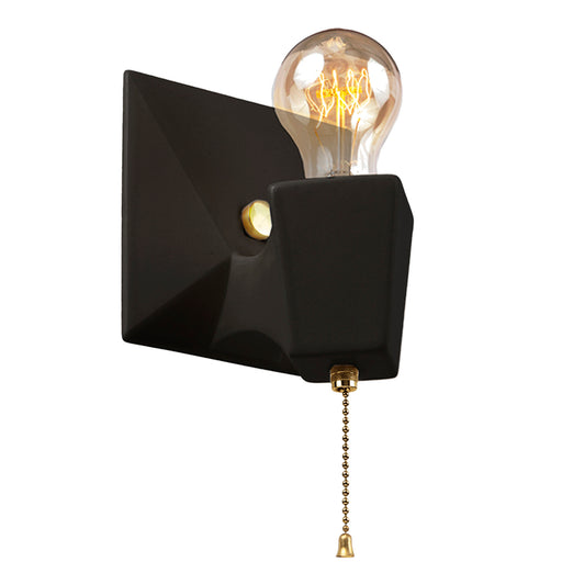 Justice Designs - CER-7011-CRB-BRSS - One Light Wall Sconce - American Classics - Carbon - Matte Black