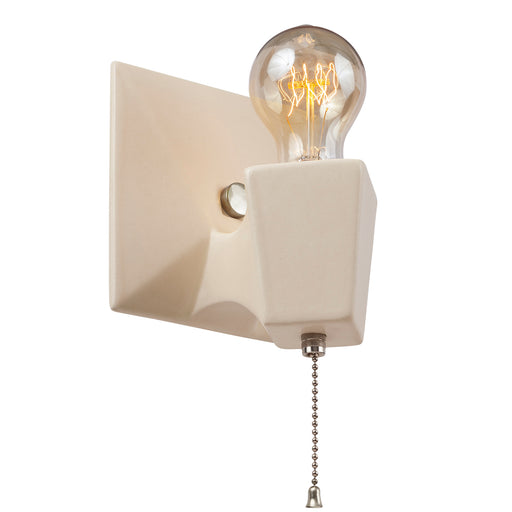 Justice Designs - CER-7011-MAT-NCKL - One Light Wall Sconce - American Classics - Matte White