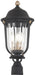 Minka-Lavery - 73238-738 - Three Light Outdoor Post Mount - Peale Street - Sand Coal And Vermeil Gold