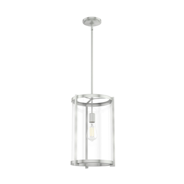 Hunter - 19124 - One Light Pendant - Astwood - Brushed Nickel