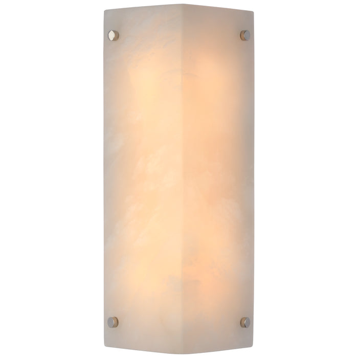 Visual Comfort - ARN 2043ALB/PN - Two Light Wall Sconce - Clayton - Alabaster and Polished Nickel