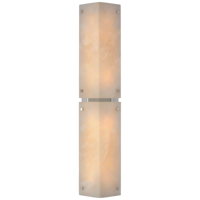 Visual Comfort - ARN 2044ALB/PN - LED Wall Sconce - Clayton - Alabaster and Polished Nickel