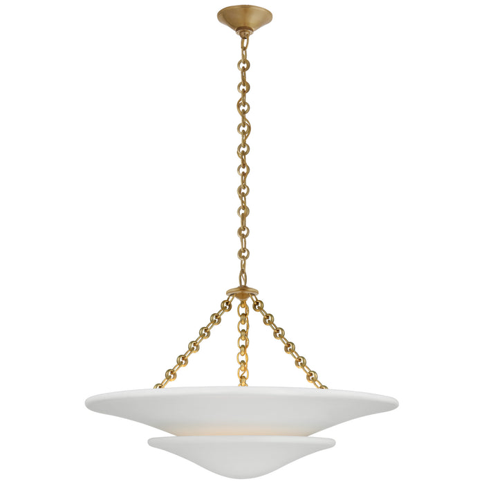 Visual Comfort - ARN 5425HAB-PW - LED Chandelier - Mollino - Hand-Rubbed Antique Brass