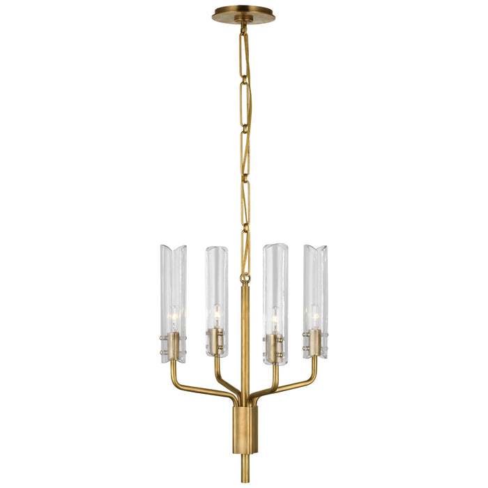 Visual Comfort - ARN 5481HAB-CG - LED Chandelier - Casoria - Hand-Rubbed Antique Brass