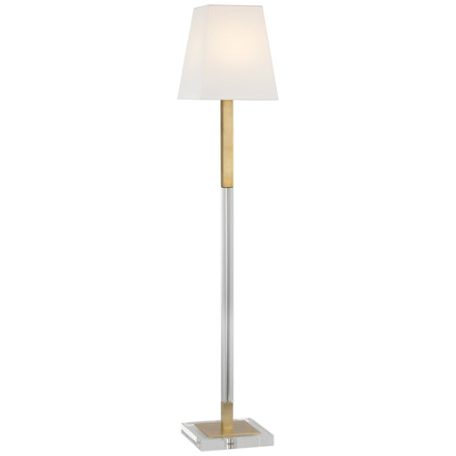 Visual Comfort - CHA 9912AB/CG-L - LED Floor Lamp - Reagan - Antique-Burnished Brass and Crystal