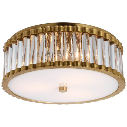 Visual Comfort - CHC 4925HAB-CG - LED Flush Mount - Kean - Hand-Rubbed Antique Brass
