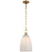 Visual Comfort - CHC 5425AB-WG - LED Pendant - Andros - Antique-Burnished Brass