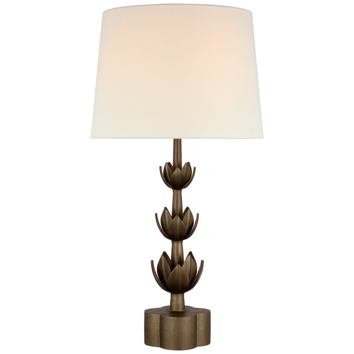 Visual Comfort - JN 3003ABL-L - One Light Table Lamp - Alberto - Antique Bronze Leaf