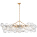 Visual Comfort - JN 5116G-CG - LED Linear Chandelier - Talia - Gild