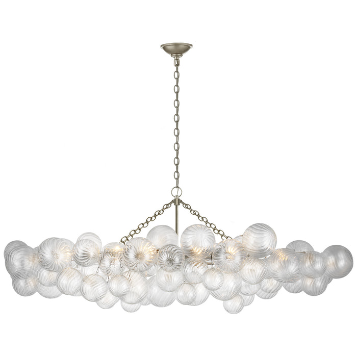 Visual Comfort - JN 5117BSL-CG - LED Linear Chandelier - Talia - Burnished Silver Leaf