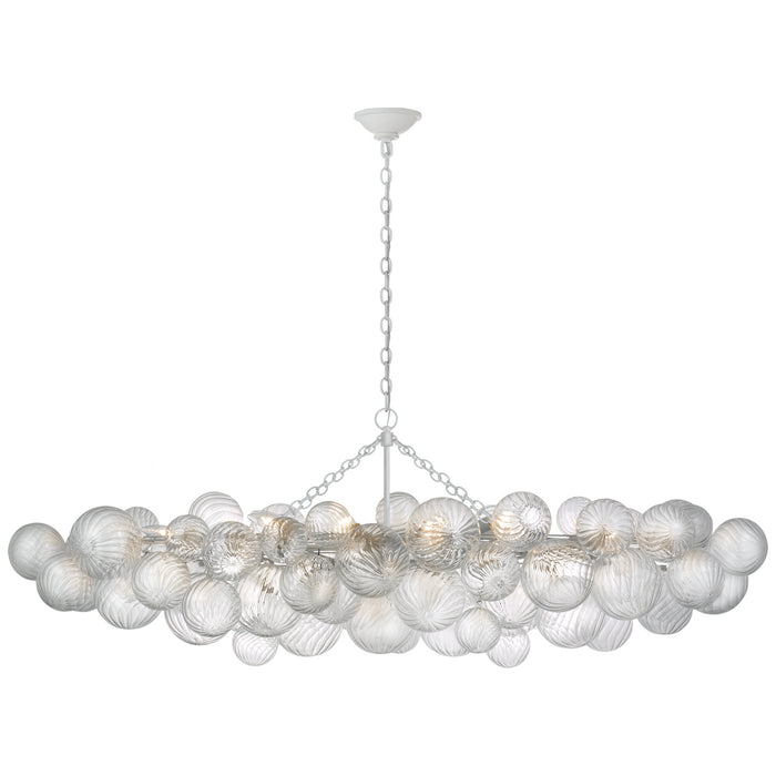 Visual Comfort - JN 5117PW-CG - LED Linear Chandelier - Talia - Plaster White