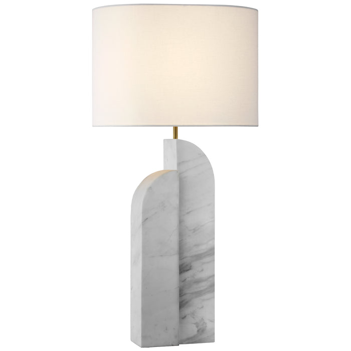 Visual Comfort - KW 3930WM-L - LED Table Lamp - Savoye - White Marble
