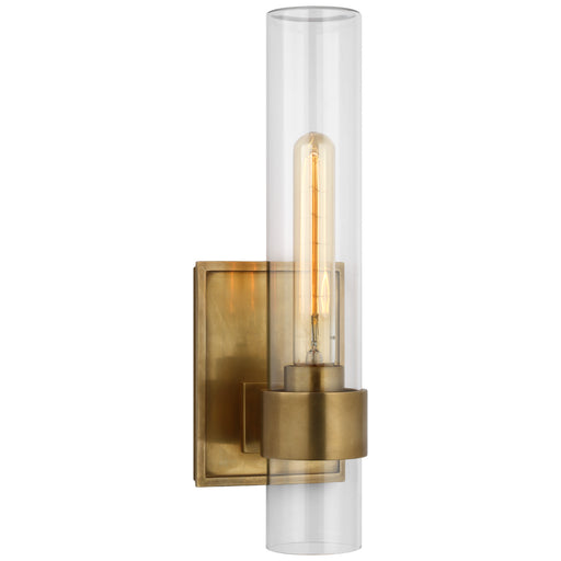 Visual Comfort - S 2168HAB-CG - LED Outdoor Wall Sconce - Presidio - Hand-Rubbed Antique Brass