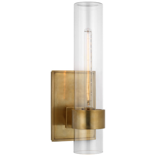 Visual Comfort - S 2169HAB-CG - LED Outdoor Wall Sconce - Presidio - Hand-Rubbed Antique Brass