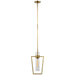 Visual Comfort - S 5676HAB-CG - LED Pendant - Presidio - Hand-Rubbed Antique Brass