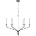 Visual Comfort - S 5751AI - LED Chandelier - Belfair - Aged Iron