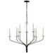 Visual Comfort - S 5752AI - LED Chandelier - Belfair - Aged Iron