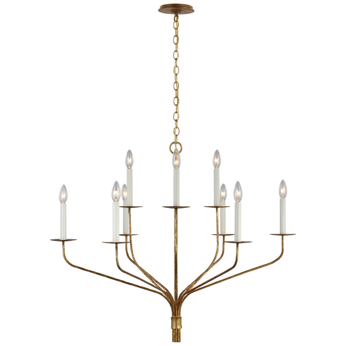 Visual Comfort - S 5752GI - LED Chandelier - Belfair - Gilded Iron