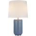 Visual Comfort - TOB 3687PBC-L - LED Table Lamp - Minx - Polar Blue Crackle